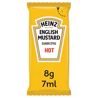 English Mustard Heinz Ptn 250 x 7ml