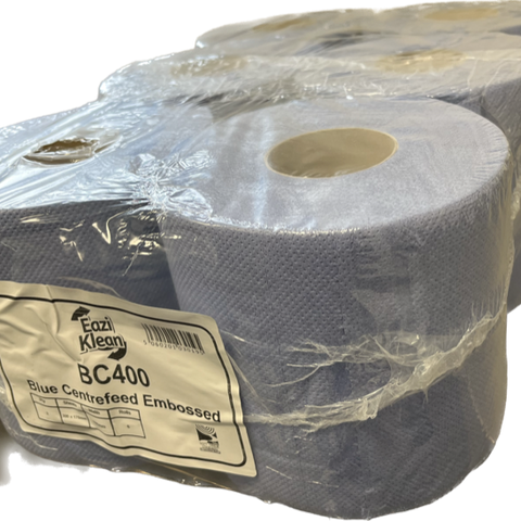 Centre Feed Roll (Blue) 2ply x 6