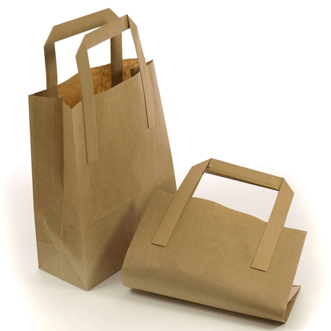 Brown Paper Carrier Bags Large x 250