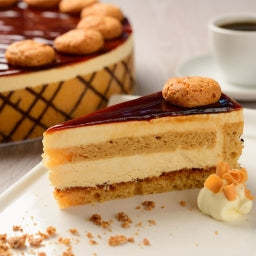PRE ORDER -Caramel & Amaretti Charlotte Whole 92g (14 Portions)