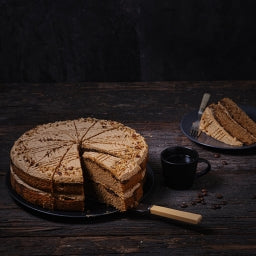 PRE ORDER -Coffee & Walnut Cake (14 Portions)