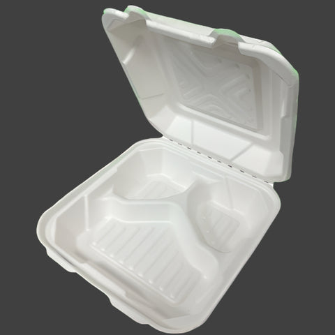 Bagasse Breakfast Trays 1 Compartment x 200