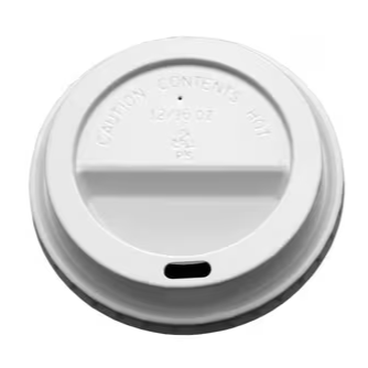 12oz Ripple Cup Sip Lids(box 10 x 100) - 1000 lids