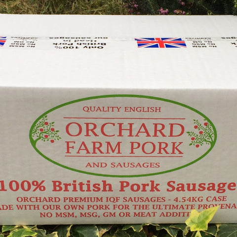 Orchard Farm Pork Sausages 8s (BLUE) 65% x 4.54kg