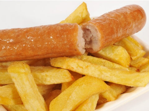 Sausages Pork 8s Orchard Farm (RED) 55% Meat Content x 4.54kg (80 Sausages)