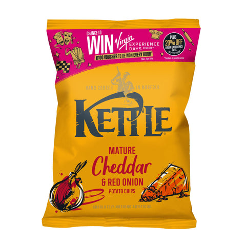Kettle Chips Cheese & Onion 18 x 40g