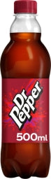 Dr Pepper Bottles 12 x 500ml