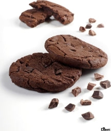 Europastry Double Chocolate Chip Pucks 55g (120 Pack) - frozen