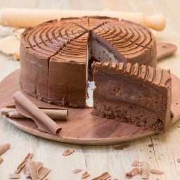 PRE ORDER -Gluten Free Chocolate Fudge Cake (14 pre-portioned)