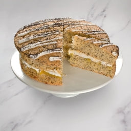 PRE ORDER - Gluten Free Dairy Free Lemon & Poppyseed Drizzle Cake (14 Portions)