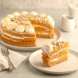 PRE ORDER - Lemon Cheesecake Cake (14 Portions) Pre-Cut