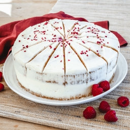 PRE ORDER -Premium Victoria Sponge Cake (16 Pre-portioned)