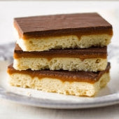 PRE ORDER - Caramel Shortbread Slice - 20 portions.