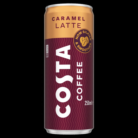 Costa caramel latte coffee cans 250mlx12