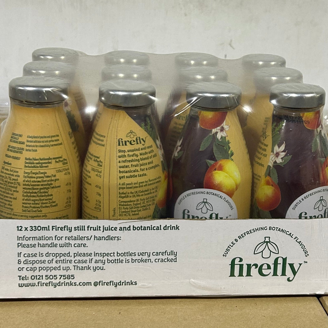 Firefly Peach and green tea 12 x 330ml – Huddersfield Food Service