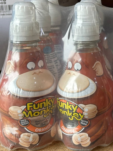Wild Waters Funky Monkey orange drink 270ml x 12