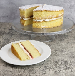 PRE ORDER - More Foods Victoria Sponge Cake (16 Pre-portioned).