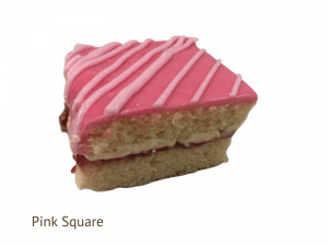 Pink square x1